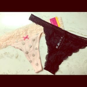 🖤6 for $18🖤 NWT Medium thong panties